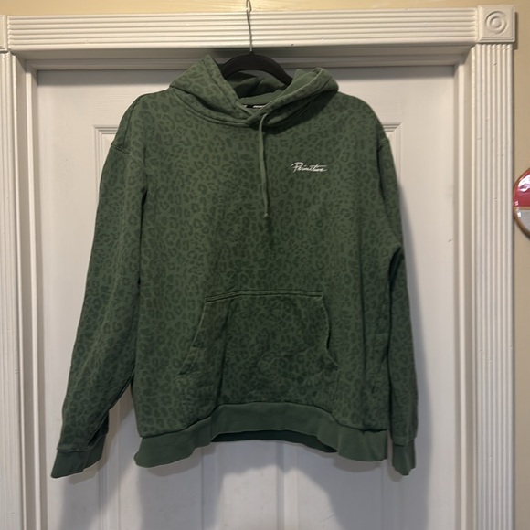 RARE GRAB - Primitive Green Leopard Print Hoodie - Picture 2 of 6